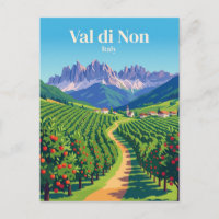 Vergers de pommes du Val di Non Italie
