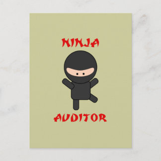 Carte Postale vérificateur ninja