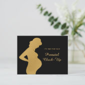 Carte Postale Vérification de la visite prénatale ou de la gross (Debout devant)