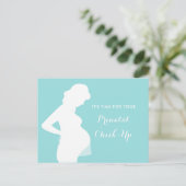 Carte Postale Vérification de la visite prénatale Rappel de rend (Debout devant)