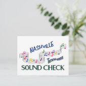 Carte Postale Vérification du son de Nashville (Debout devant)