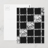 Carte Postale vérifier le motif (Devant / Derrière)