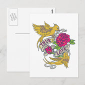 Carte Postale Véritable Amour (Devant / Derrière)