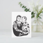 Carte Postale Véritable Amour (Debout devant)