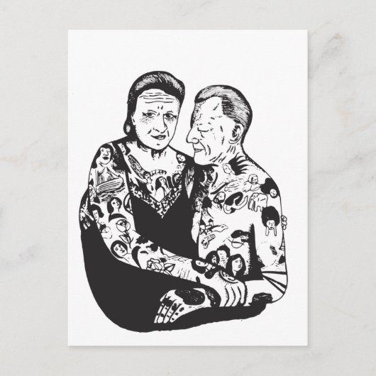 Carte Postale Véritable Amour (Devant)