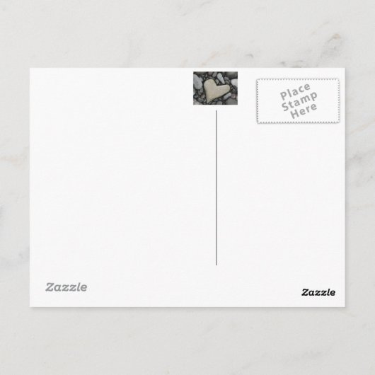 Carte Postale Véritable Amour (Dos)