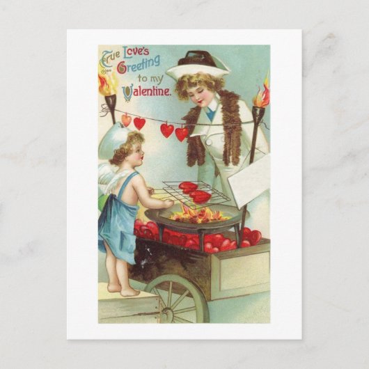 Carte Postale Véritable amour Salutation personnalisable (Devant)