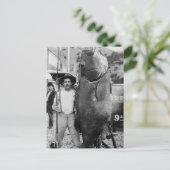 Carte Postale Véritable Big Fish, début des années 1900 (Debout devant)