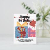 Carte Postale Véritable Crime d'anniversaire n'aboutissant pas à (Debout devant)