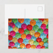 Carte Postale Véritable Portugal - Parapluie Sky- Agueda (Devant / Derrière)