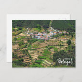 Carte Postale Véritable Portugal - Spectaculaire Agriculture En (Devant / Derrière)