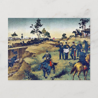Carte Postale Véritable vision de la bataille de Jingcheng Ukiyo