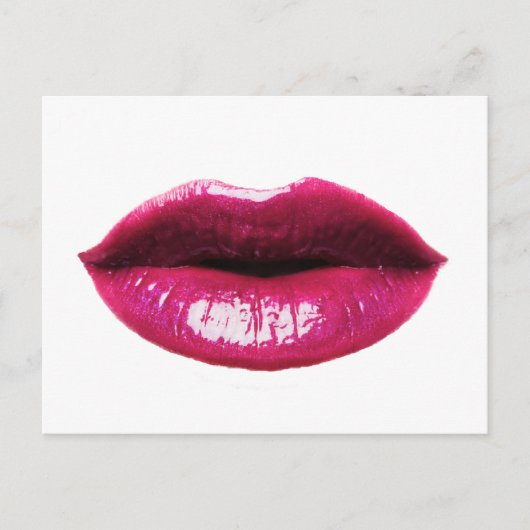 Carte Postale Véritables lèvres (Devant)