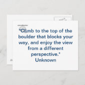 Carte postale Vérité (Devant / Derrière)