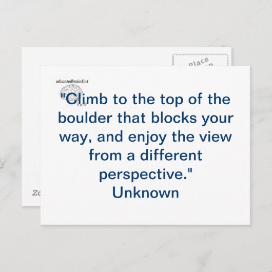 Carte postale Vérité (Devant / Derrière)