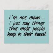 Carte Postale Vérité (Devant)