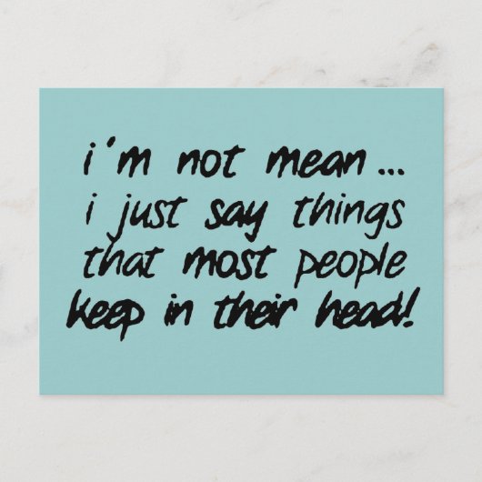 Carte Postale Vérité (Devant)