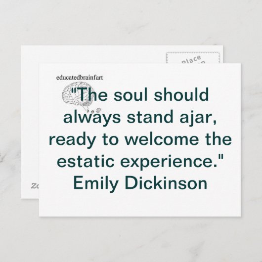 Carte postale Vérité (Devant / Derrière)