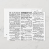 Carte Postale Vérité (Devant / Derrière)