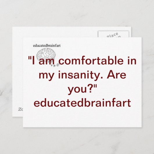 Carte postale Vérité (Devant / Derrière)