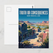 Carte Postale Vérité ou Conséquences USA (Devant / Derrière)