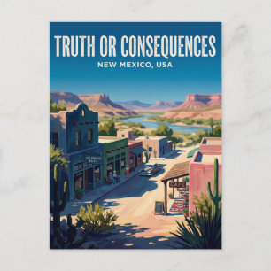 Carte Postale Vérité ou Conséquences USA