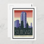 Carte postale - Verkehrsverein Stuttgart (Devant / Derrière)