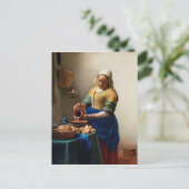 Carte Postale Vermeer - La Milkmaid (Debout devant)