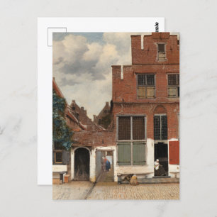 Carte Postale Vermeer - Le Little Street Fine Art