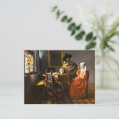 Carte Postale Vermeer Le Verre du Vin (Debout devant)