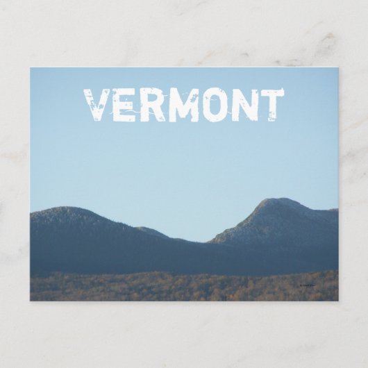 Carte Postale Vermont (Devant)