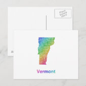 Carte Postale Vermont (Devant / Derrière)