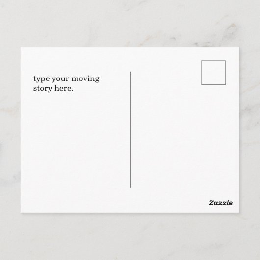 Carte Postale Vermont (Dos)