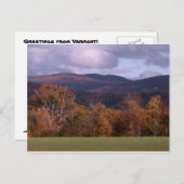 Carte postale Vermont 2 (Devant / Derrière)