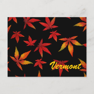 Carte postale Vermont Autumn Leaves