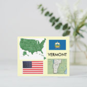 Carte Postale Vermont, États-Unis (Debout devant)