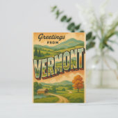 Carte Postale Vermont Postcard (Debout devant)