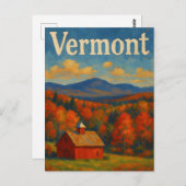 Carte Postale vermont Postcard (Devant / Derrière)