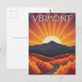 Carte Postale Vermont Travel (Devant / Derrière)
