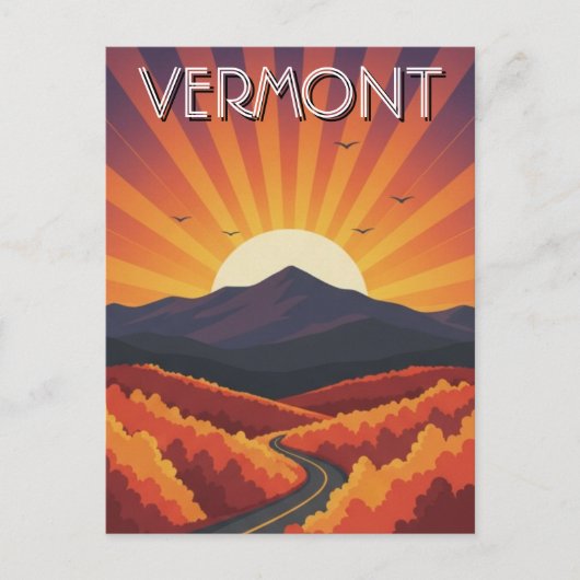 Carte Postale Vermont Travel (Devant)