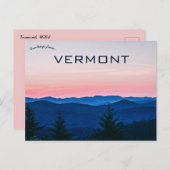 Carte Postale Vermont USA (Devant / Derrière)