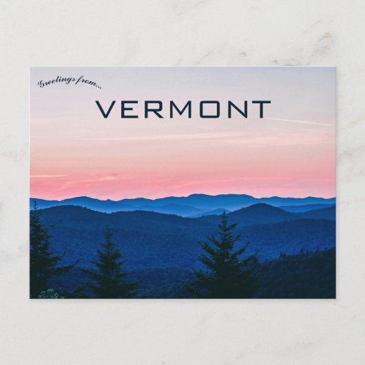 Carte Postale Vermont USA (Devant)