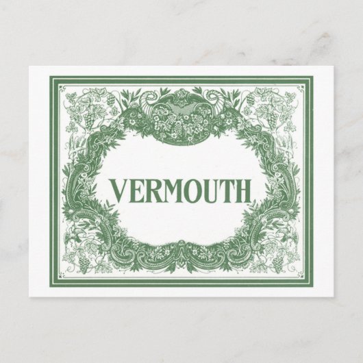 Carte Postale Vermouth vintage (Devant)