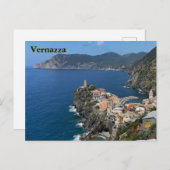 Carte postale Vernazza (Devant / Derrière)