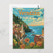 Carte Postale Vernazza Cinque Terre (Devant / Derrière)