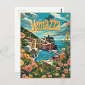 Carte Postale Vernazza Cinque Terre Italie (Devant / Derrière)