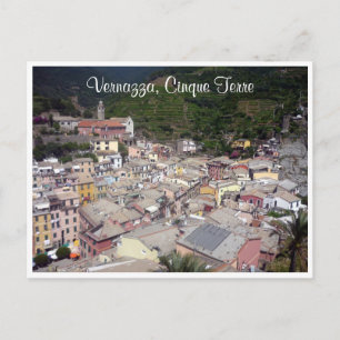 Carte Postale vernazza cinque terre toits
