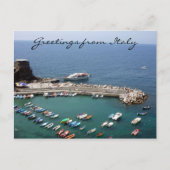 Carte Postale vernazza italie salutations (Devant)
