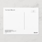 Carte Postale Vero Beach Silhouette (Dos)