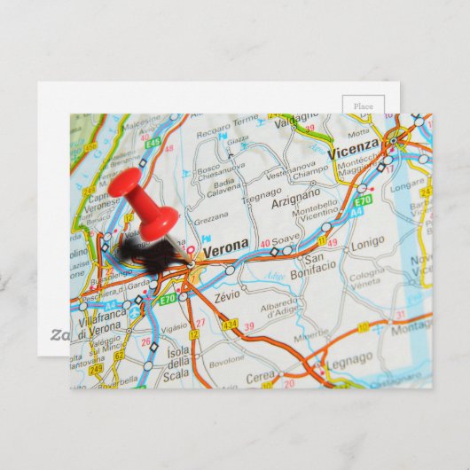 Carte Postale Vérone, Italie (Devant / Derrière)